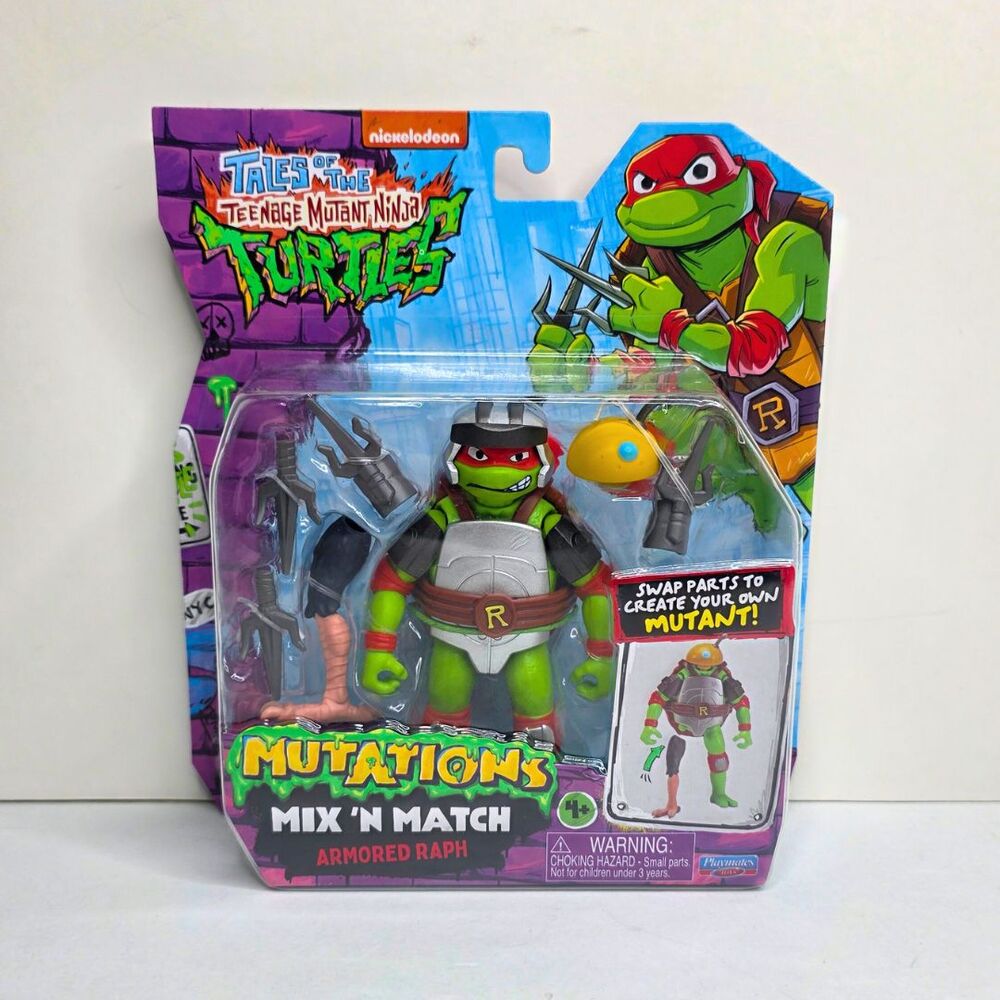 TMNT Mutations Mix 'n Match ARMORED RAPHAEL Teenage Mutant Ninja Turtles Figure
